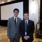 Cheng with John Dietrick, P.E., S.E., General Chair of the 2016 IBC and Senior Vice President and National Bridge Practice Director for Michael Baker International